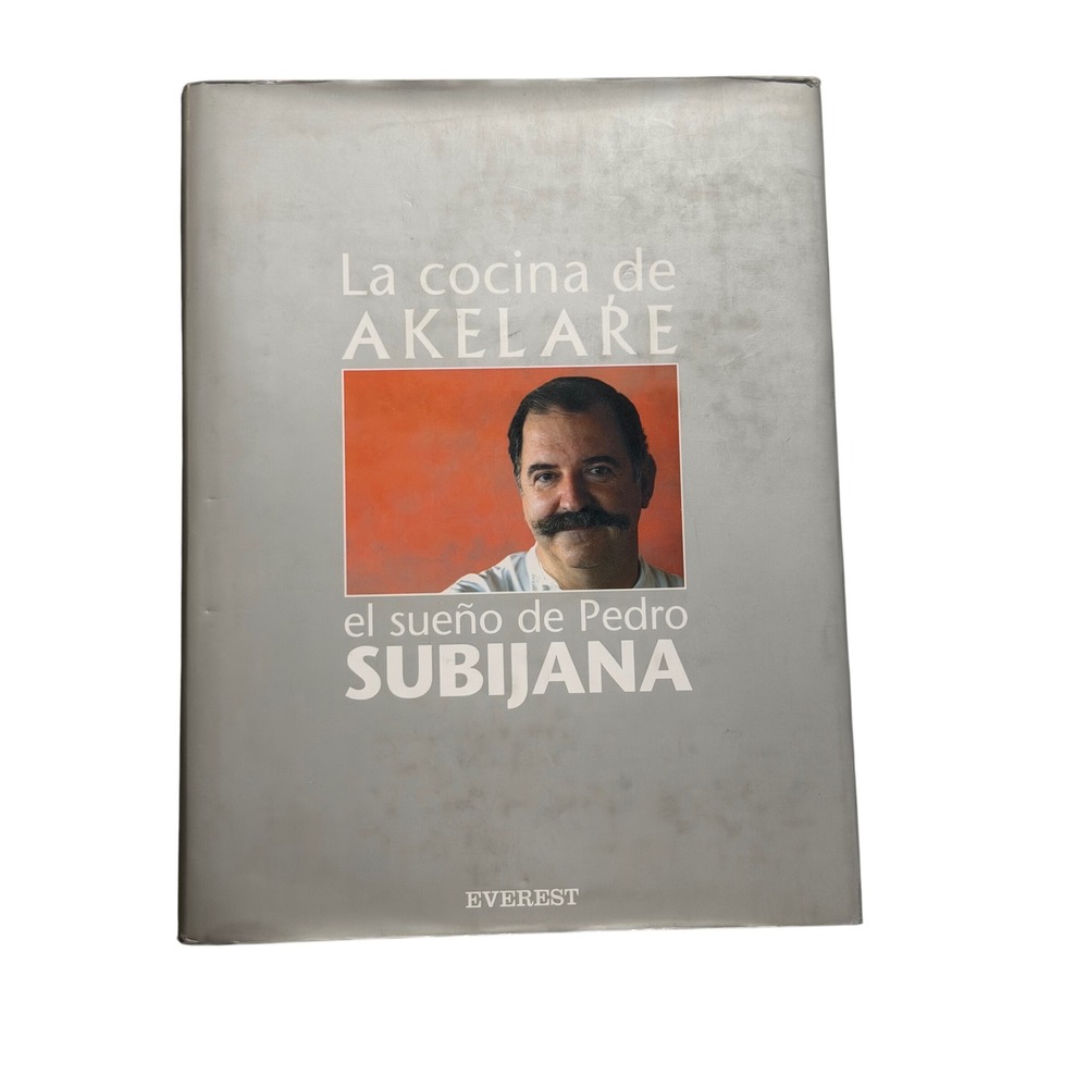 Everest La cocina de Akelare Pedro Subijana Spanish Cookbook Tapa Dura Signed